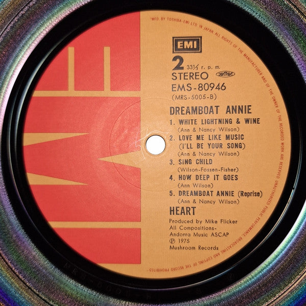 Heart – Dreamboat Annie - 1977 Japanese Original
