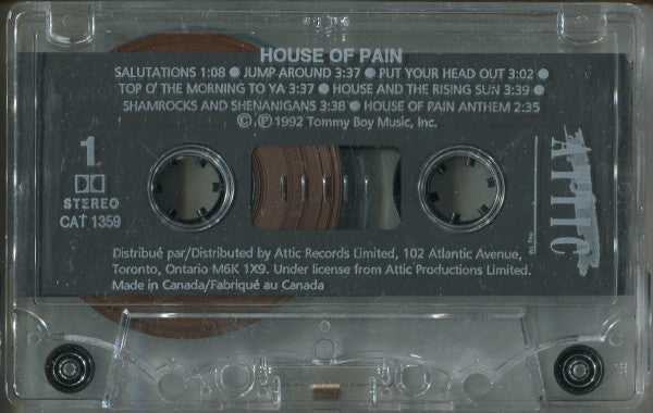 House Of Pain – House Of Pain- 1992 Cassette VinylPursuit.com