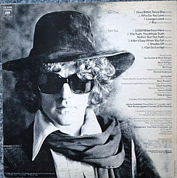 Ian Hunter – Ian Hunter - 1975 Original VinylPursuit.com