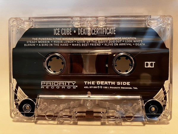 Ice Cube – Death Certificate - Cassette, 1991 US Original VinylPursuit.com