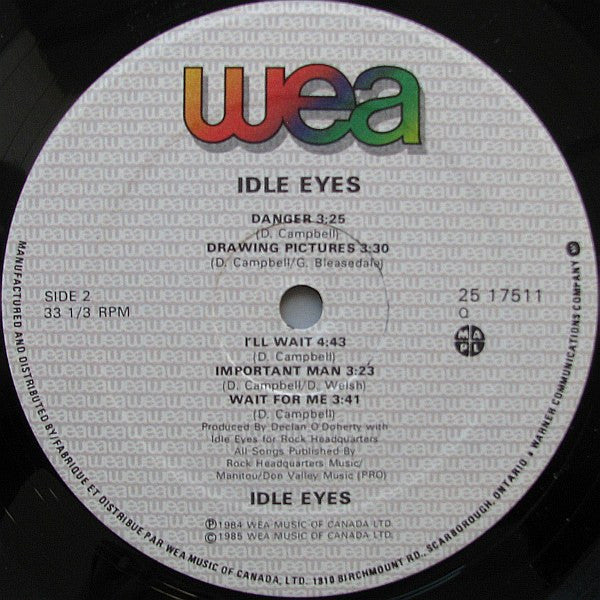 Idle Eyes – Idle Eyes - 1985