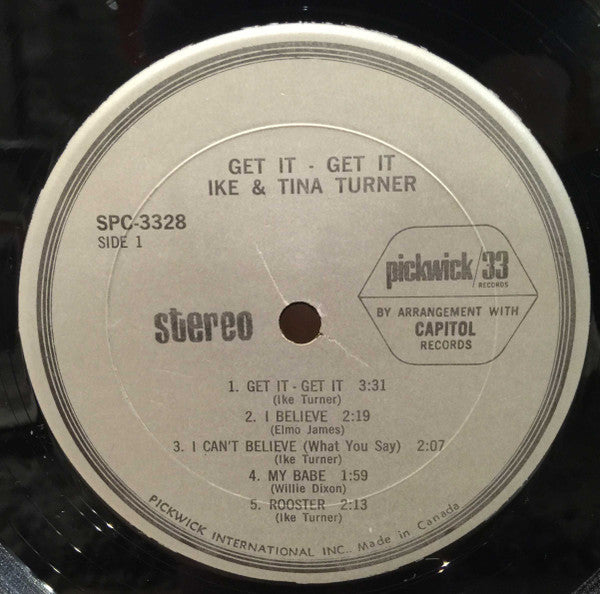 Ike and Tina Turner ‎– Get It - Get It - 1972 Pressing in Shrinkwrap!