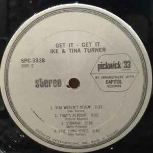 Ike and Tina Turner ‎– Get It - Get It - 1972 Pressing in Shrinkwrap!