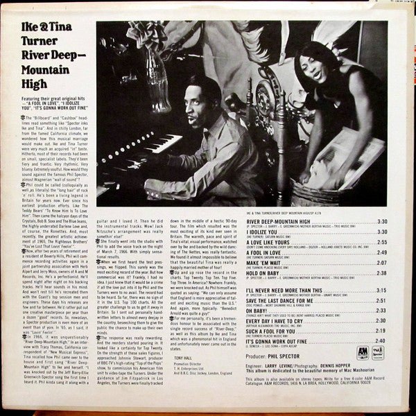 Ike and Tina Turner – River Deep - Mountain High - 1969 US Original - Vinyl Pursuit Inc