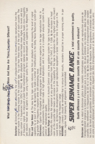 Iron Maiden – Killers - 1981 Cassette - Super Dynamic Range VinylPursuit.com