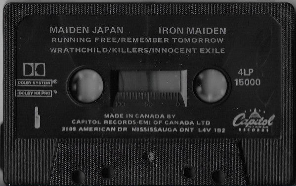 Iron Maiden – Maiden Japan - 1981 Cassette VinylPursuit.com