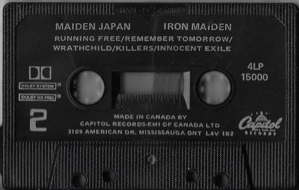 Iron Maiden – Maiden Japan - 1981 Cassette VinylPursuit.com