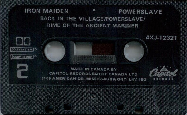 Iron Maiden – Powerslave - Cassette, 1984