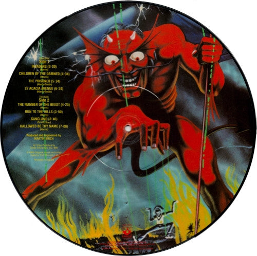 Iron Maiden – The Number Of The Beast - 1982 US Picture Disc - SEALED! VinylPursuit.com