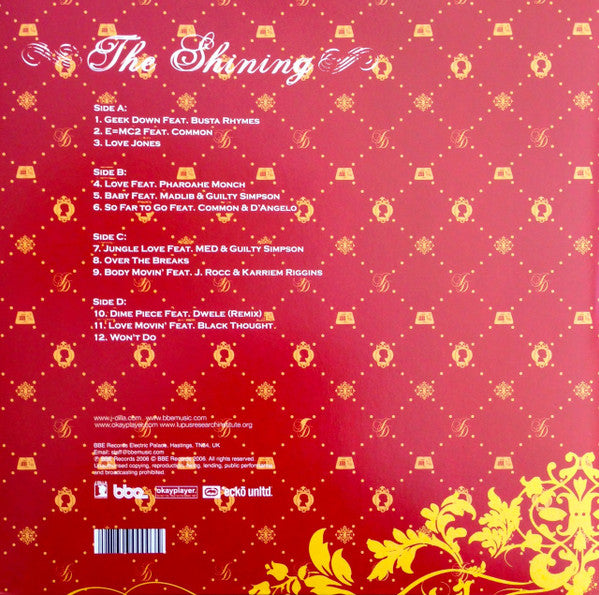 J Dilla ‎– The Shining - UK Pressing in Shrinkwrap! VinylPursuit.com