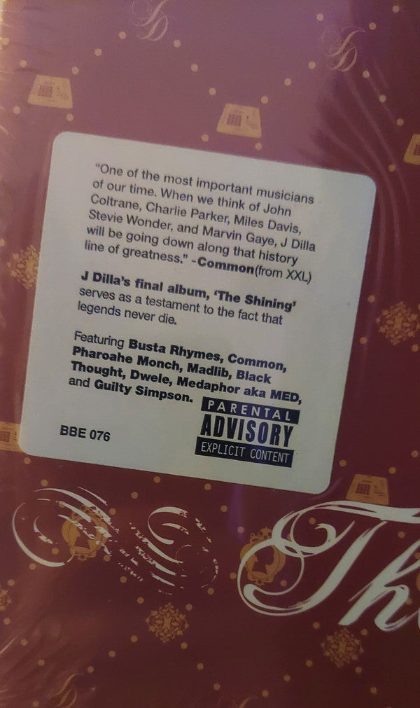 J Dilla ‎– The Shining - UK Pressing in Shrinkwrap! VinylPursuit.com