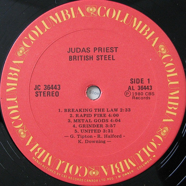 Judas Priest ‎– British Steel - 1980 Original!