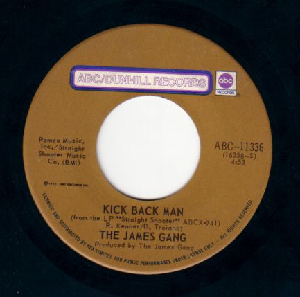 James Gang – Had Enough -  7" Single, 1972