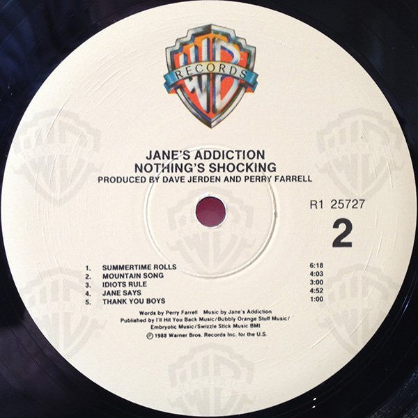 Jane's Addiction – Nothing's Shocking - 180gm Record Store Day Pressing