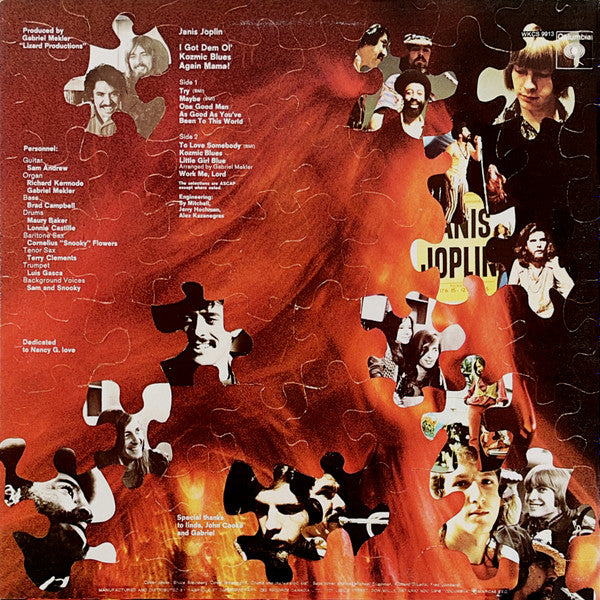 Janis Joplin – I Got Dem Ol' Kozmic Blues Again Mama! - Early Pressing in Shrinkwrap! - Vinyl Pursuit Inc