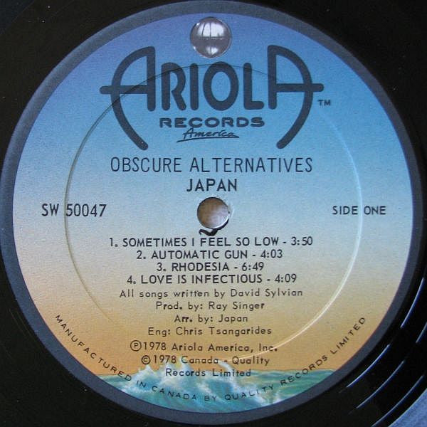 Japan – Obscure Alternatives - 1978 Original!