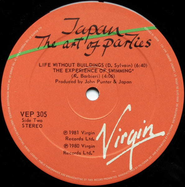 Japan – The Art Of Parties - 1981 VinylPursuit.com