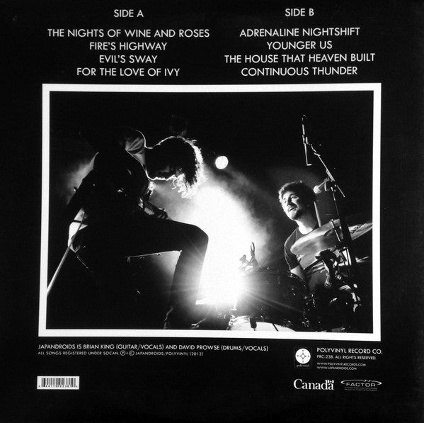 Japandroids – Celebration Rock - 180g White Vinyl In Shrinkwrap