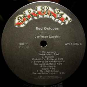 Jefferson Starship – Red Octopus - 1981 US Pressing, SEALED!