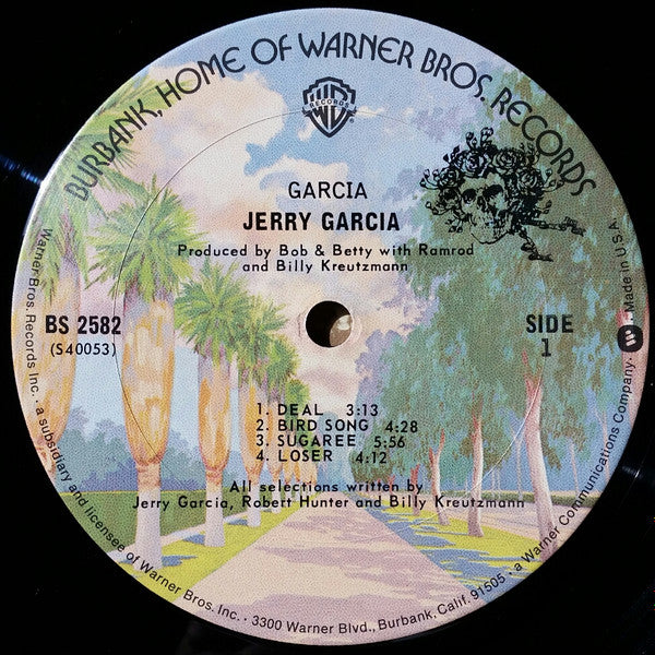 Jerry Garcia – Garcia - 1974 US Pressing