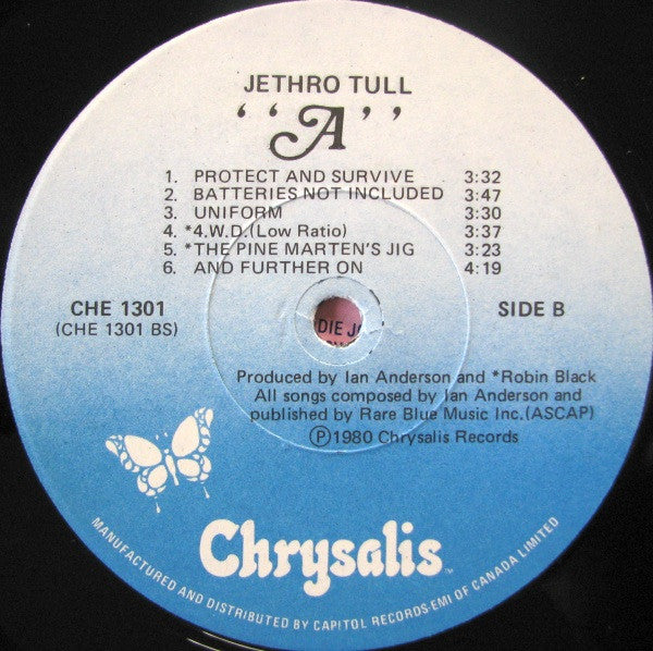 Jethro Tull – A - 1980