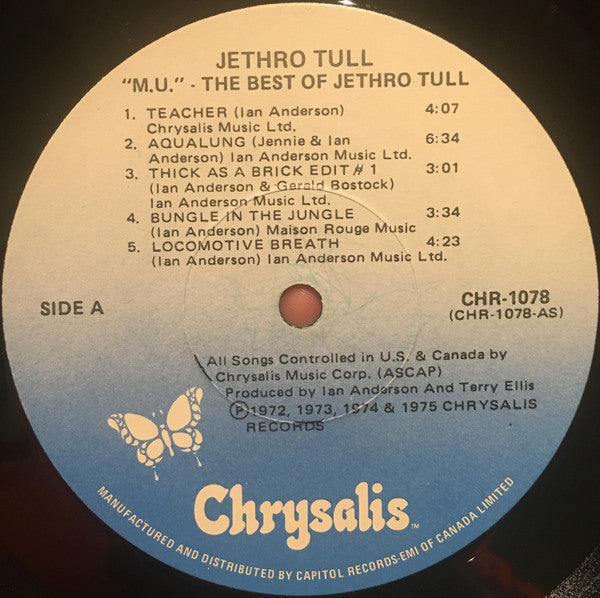 Jethro Tull ‎– MU - The Best Of Jethro Tull VinylPursuit.com