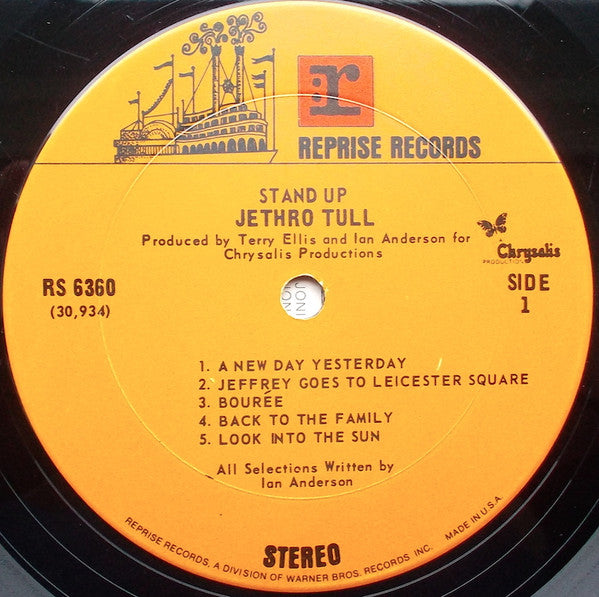 Jethro Tull – Stand Up - 1970 with Stand Up Cut Out, US Pressing