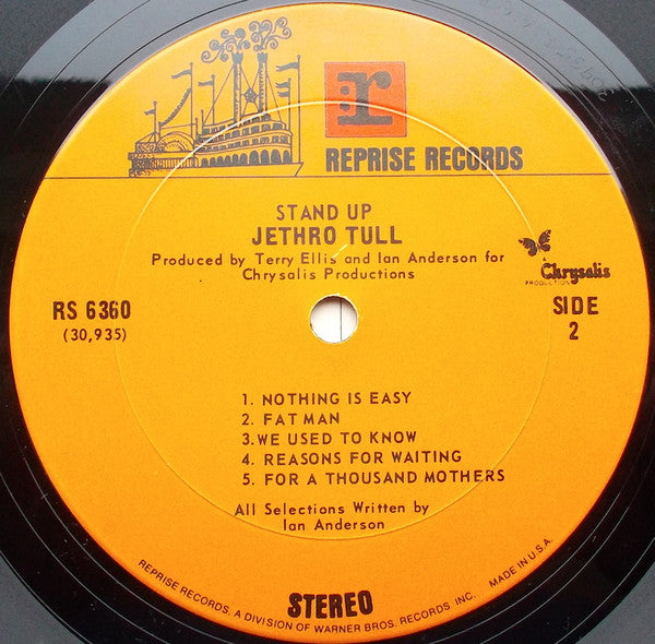 Jethro Tull – Stand Up - 1970 with Stand Up Cut Out, US Pressing