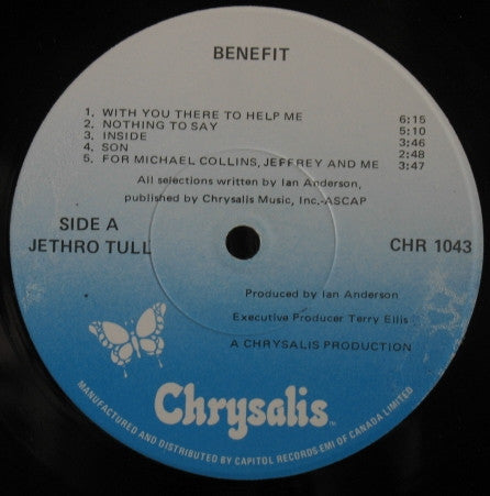 Jethro Tull – Benefit - Early Pressing VinylPursuit.com