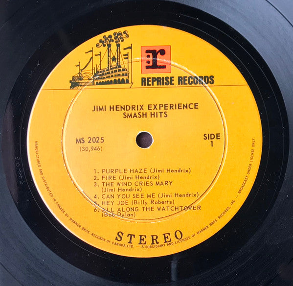 DAILY DEAL! Jimi Hendrix Experience - Smash Hits -  Early Pressing! VinylPursuit.com