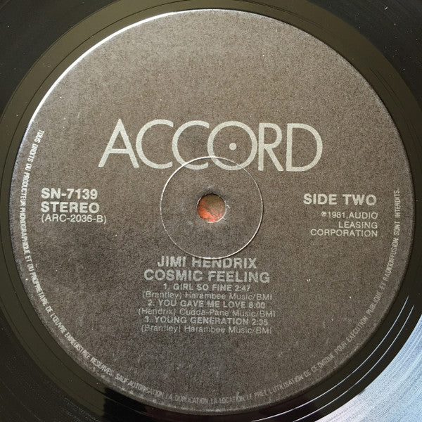 Jimi Hendrix – Cosmic Feeling - 1981 US Original! VinylPursuit.com