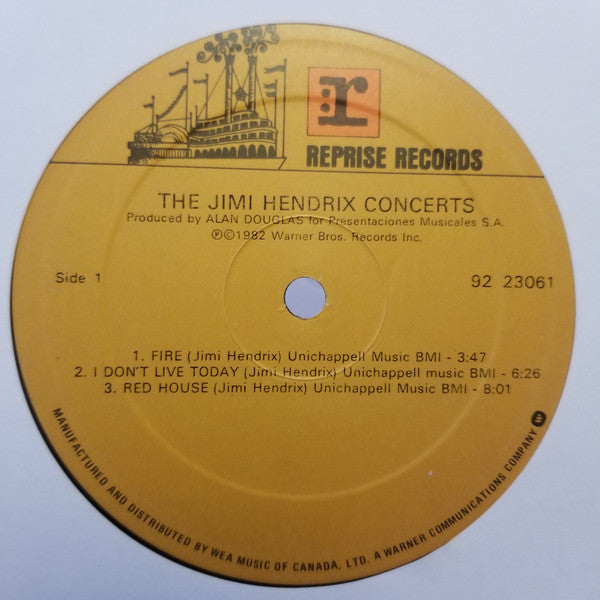 Jimi Hendrix – The Jimi Hendrix Concerts - Double Album VinylPursuit.com