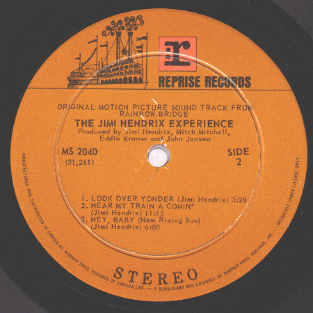Jimi Hendrix – Rainbow Bridge - Original Motion Picture Soundtrack VinylPursuit.com