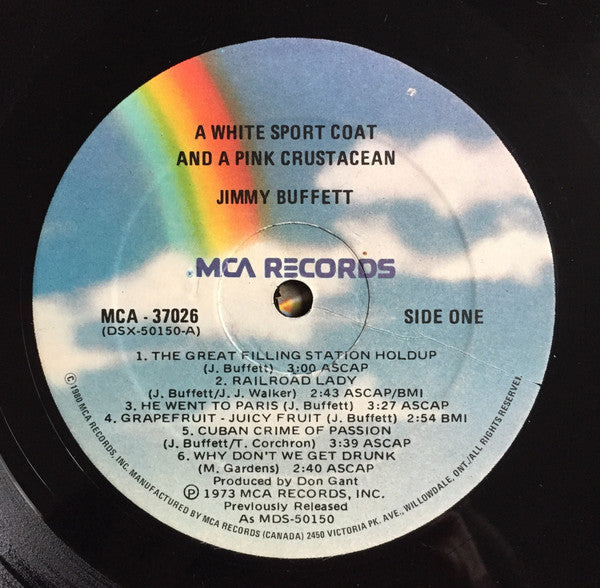 Jimmy Buffett – A White Sport Coat And A Pink Crustacean - 1980 VinylPursuit.com