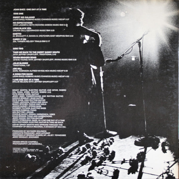 Joan Baez – One Day At A Time - 1970 US Original VinylPursuit.com