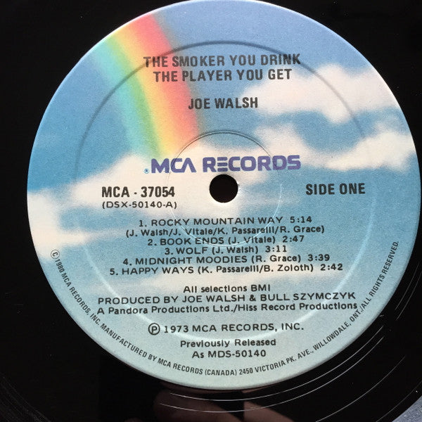 Joe Walsh ‎– The Smoker You Drink, The Player You Get - 1980 Pressing in Shrinkwrap! VinylPursuit.com