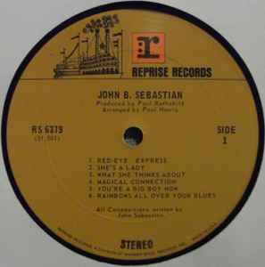 John B Sebastian – John B Sebastian - 1970 US Pressing