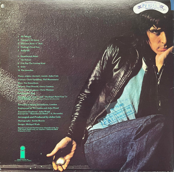 John Cale – Slow Dazzle - 1975 Original VinylPursuit.com