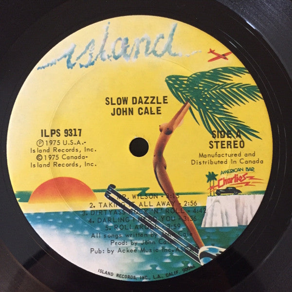 John Cale – Slow Dazzle - 1975 Original VinylPursuit.com