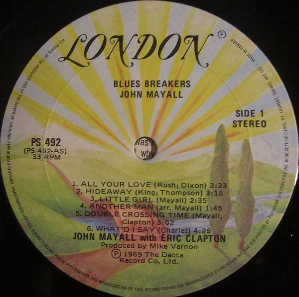 John Mayall With Eric Clapton – Blues Breakers