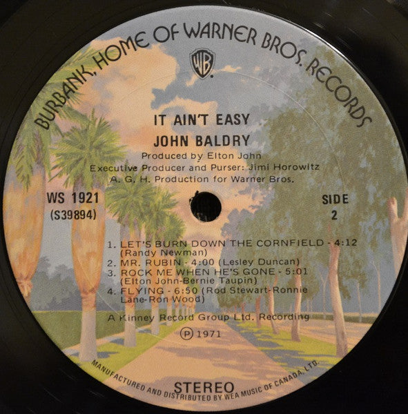 John Baldry – It Ain't Easy - Early Pressing VinylPursuit.com