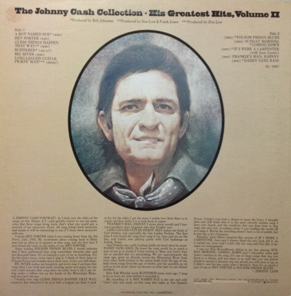Johnny Cash – The Johnny Cash Collection - 1971 Original VinylPursuit.com