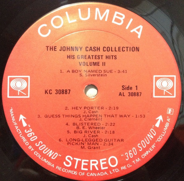 Johnny Cash – The Johnny Cash Collection - 1971 Original VinylPursuit.com