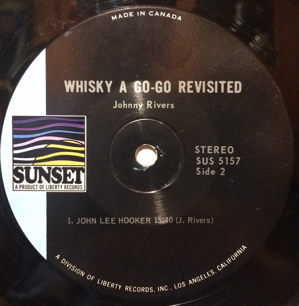Johnny Rivers – Whisky A Go-Go Revisited - Early Pressing in Shrinkwrap! VinylPursuit.com