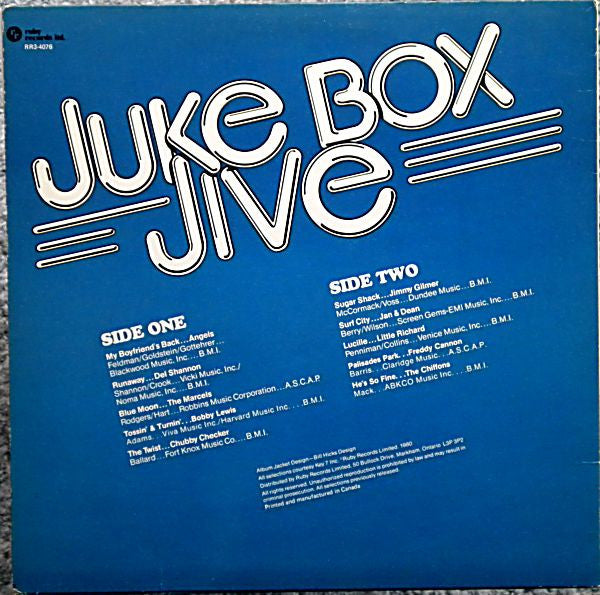 Various – Juke Box Jive - 1980 Compilation, Bargain! VinylPursuit.com