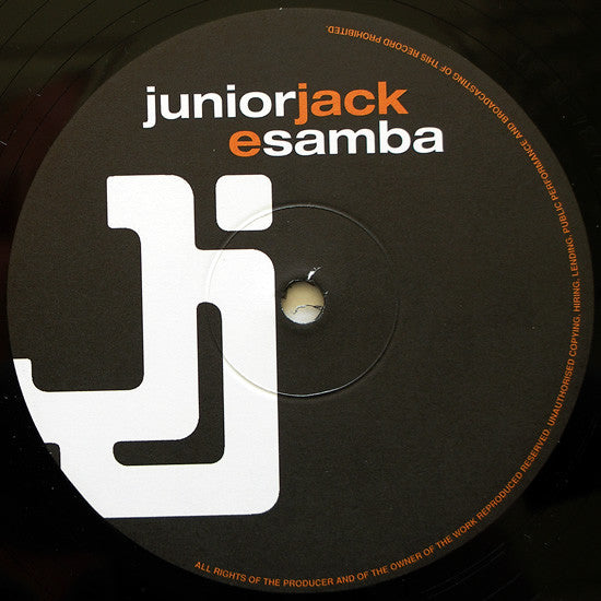 Junior Jack – E Samba 2011 - 2003 Belgium Pressing