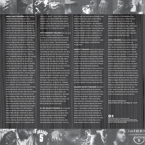 Jurassic 5 – Quality Control - 180g Gatefold VinylPursuit.com