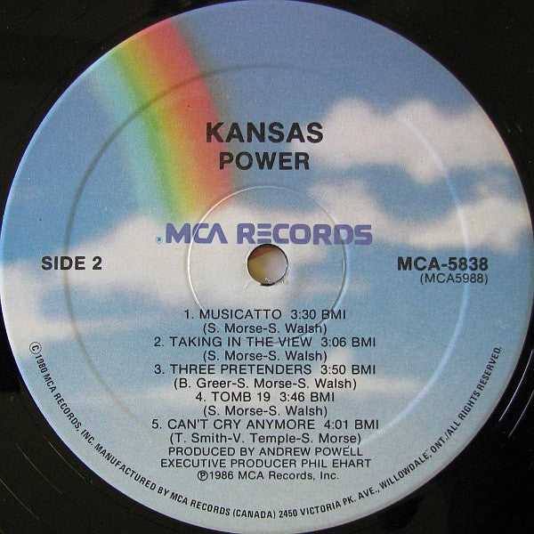 Kansas – Power - 1986