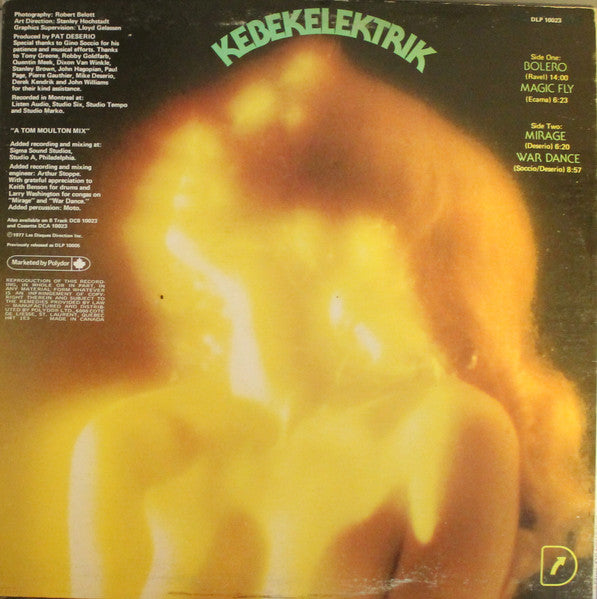 Kebekelektrik – Kebekelektrik - 1977 Original VinylPursuit.com