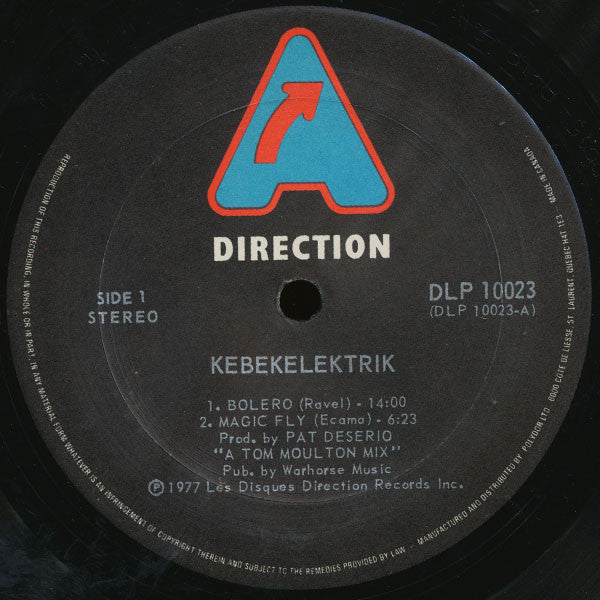 Kebekelektrik – Kebekelektrik - 1977 Original VinylPursuit.com